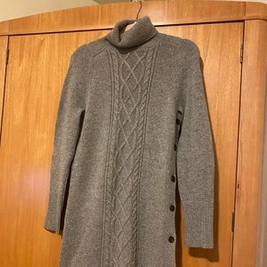 EUC J Crew Turtle Neck Sweater Dress